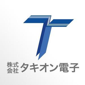 dresserさんの法人向けプリント基板設計製作など電気業界「株式会社タキオン電子」のロゴ作成への提案