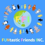 木村　道子 (michimk)さんのオンライン幼稚園のFUNtastic Friends INC.のロゴとシンボルマークへの提案