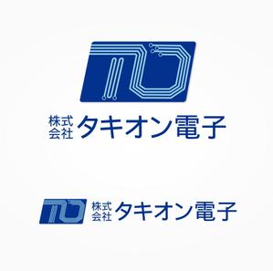 kenji25さんの法人向けプリント基板設計製作など電気業界「株式会社タキオン電子」のロゴ作成への提案