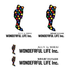 j-design (j-design)さんのシャンプーなどを卸す会社「WONDEFRFUL LIFE Inc.」のロゴへの提案