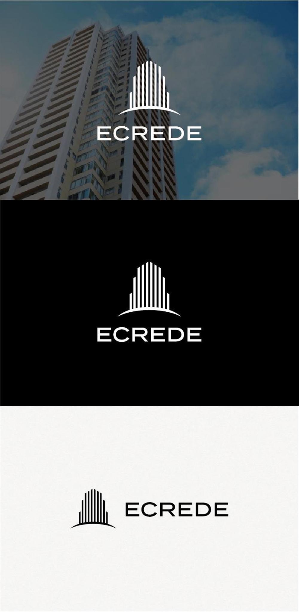 初の自社ブランドマンション「ECREDE」のロゴ作成