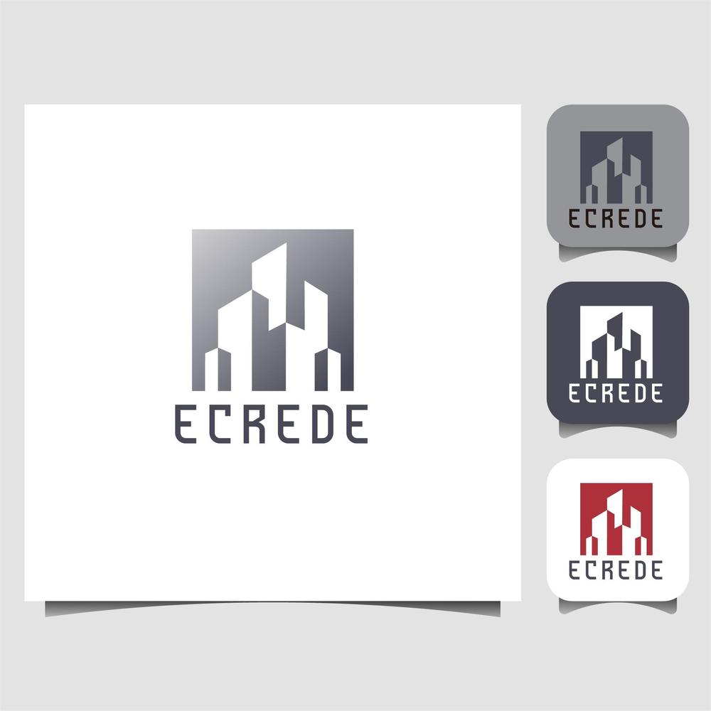 初の自社ブランドマンション「ECREDE」のロゴ作成