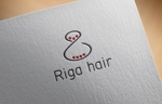 haruru (haruru2015)さんの美容院「Riga hair」のロゴへの提案