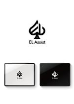 ASCC DESIGN (ascc_design)さんのオンラインバカラ　勉強用補助ツール　商品名　EL Assist　のロゴマーク作成への提案