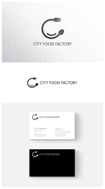 ainogin (ainogin)さんのレトルト食品のブランド名「CITY FOOD FACTORY」のロゴ＆マークへの提案