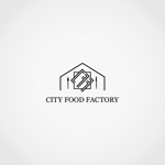 threetree happy (namekugkurae)さんのレトルト食品のブランド名「CITY FOOD FACTORY」のロゴ＆マークへの提案