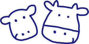nougo (noguo3)さんの可愛い牛のイラストへの提案