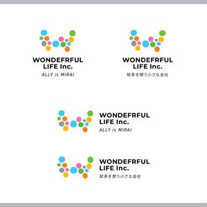 SSH Design (s-s-h)さんのシャンプーなどを卸す会社「WONDEFRFUL LIFE Inc.」のロゴへの提案