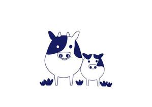 もものあ (momonoir6321)さんの可愛い牛のイラストへの提案