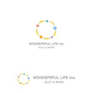 marutsuki (marutsuki)さんのシャンプーなどを卸す会社「WONDEFRFUL LIFE Inc.」のロゴへの提案