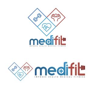 Kang Won-jun (laphrodite1223)さんの医療系フィットネスジム「Medifit」のロゴへの提案