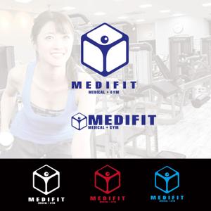 1-SENSE (tattsu0812)さんの医療系フィットネスジム「Medifit」のロゴへの提案