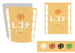 吉浦　楓 ()さんのれんこんチップス「レコチ」のパッケージデザインへの提案