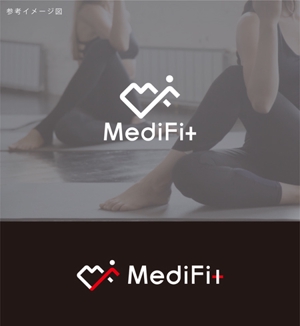 smoke-smoke (smoke-smoke)さんの医療系フィットネスジム「Medifit」のロゴへの提案