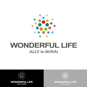 小島デザイン事務所 (kojideins2)さんのシャンプーなどを卸す会社「WONDEFRFUL LIFE Inc.」のロゴへの提案