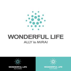 小島デザイン事務所 (kojideins2)さんのシャンプーなどを卸す会社「WONDEFRFUL LIFE Inc.」のロゴへの提案