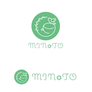 marutsuki (marutsuki)さんのカフェ ＭＩＮ＠ＴＯ のロゴへの提案