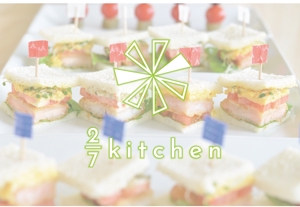 masami designer (masa_uchi)さんのサンドウィッチショップ「２/７kitchen（ななぶんのにきっちん）」のロゴへの提案