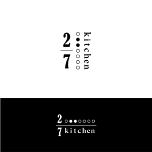 coyuki (liebeml)さんのサンドウィッチショップ「２/７kitchen（ななぶんのにきっちん）」のロゴへの提案