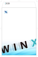 A４design（maruyamae) (maruyamae)さんの不動産会社「WINX」の封筒デザインへの提案
