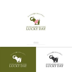  nobuworks (nobuworks)さんのコインランドリー「LUCKY DAY」のロゴへの提案