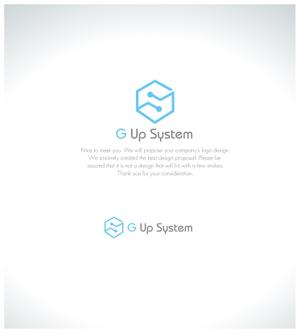 RYUNOHIGE (yamamoto19761029)さんのIT化支援・システム開発会社「株式会社Gアップシステム」のロゴ作成依頼への提案