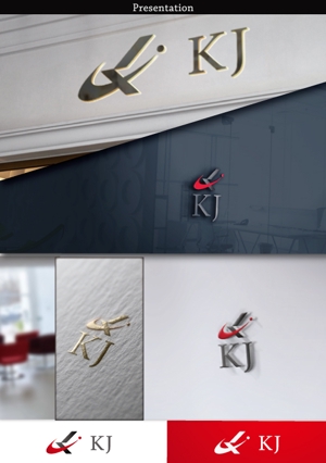 hayate_design (hayate_desgn)さんのゴルフ関連会社の「KJ」のロゴへの提案