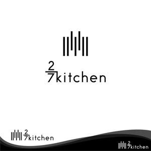 oo_design (oo_design)さんのサンドウィッチショップ「２/７kitchen（ななぶんのにきっちん）」のロゴへの提案
