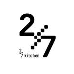 saori (saorik27)さんのサンドウィッチショップ「２/７kitchen（ななぶんのにきっちん）」のロゴへの提案