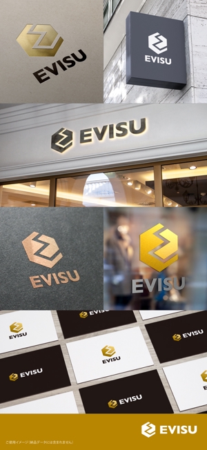 shirokuma_design (itohsyoukai)さんのビジネスモデル『EVISU』のロゴへの提案