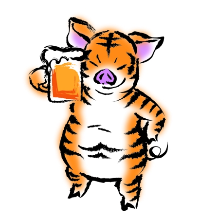 RINPOCA (m_mine)さんの豚骨ラーメン居酒屋　虎之助のキャラクターへの提案
