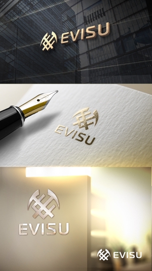 NJONESKYDWS (NJONES)さんのビジネスモデル『EVISU』のロゴへの提案