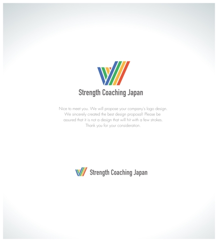 RYUNOHIGE (yamamoto19761029)さんの自己分析サービス「ストレングス・コーチング・ジャパン」企業ロゴ作成への提案
