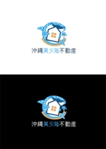 m-hosoda (miomiopom_1008)さんの沖縄のオープンする不動産会社「沖縄美ら海不動産」のロゴへの提案