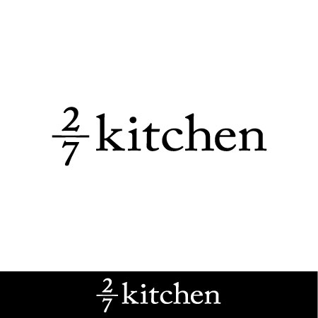 FOURTH GRAPHICS (kh14)さんのサンドウィッチショップ「２/７kitchen（ななぶんのにきっちん）」のロゴへの提案