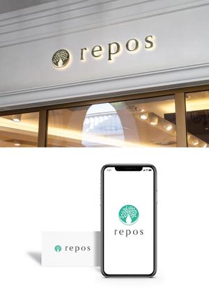 Tee (lemon8d)さんのオーガニック化粧品サイト『repos』のロゴへの提案