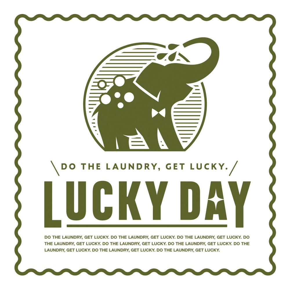 コインランドリー「LUCKY DAY」のロゴ