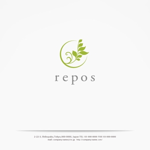 H-Design (yahhidy)さんのオーガニック化粧品サイト『repos』のロゴへの提案