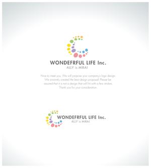 RYUNOHIGE (yamamoto19761029)さんのシャンプーなどを卸す会社「WONDEFRFUL LIFE Inc.」のロゴへの提案