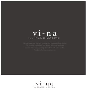 RYUNOHIGE (yamamoto19761029)さんのアパレルショップサイト「vi-na」のロゴデザインへの提案