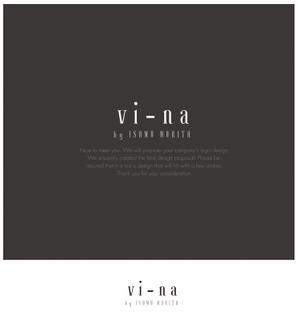 RYUNOHIGE (yamamoto19761029)さんのアパレルショップサイト「vi-na」のロゴデザインへの提案