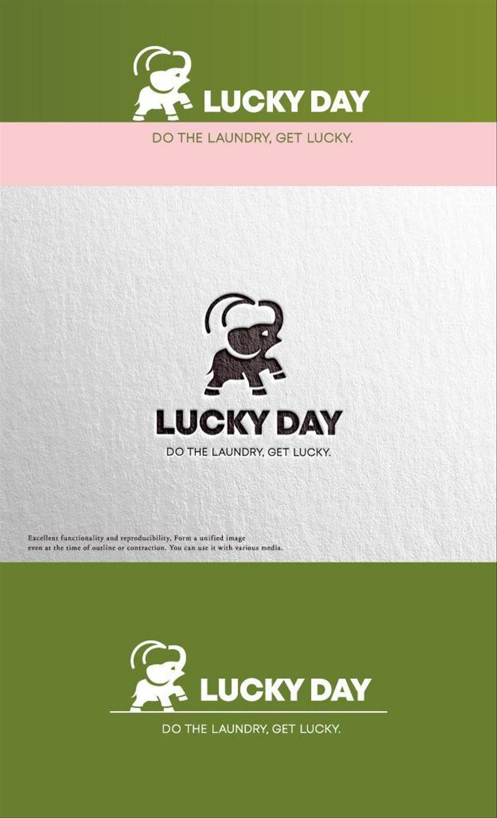 コインランドリー「LUCKY DAY」のロゴ