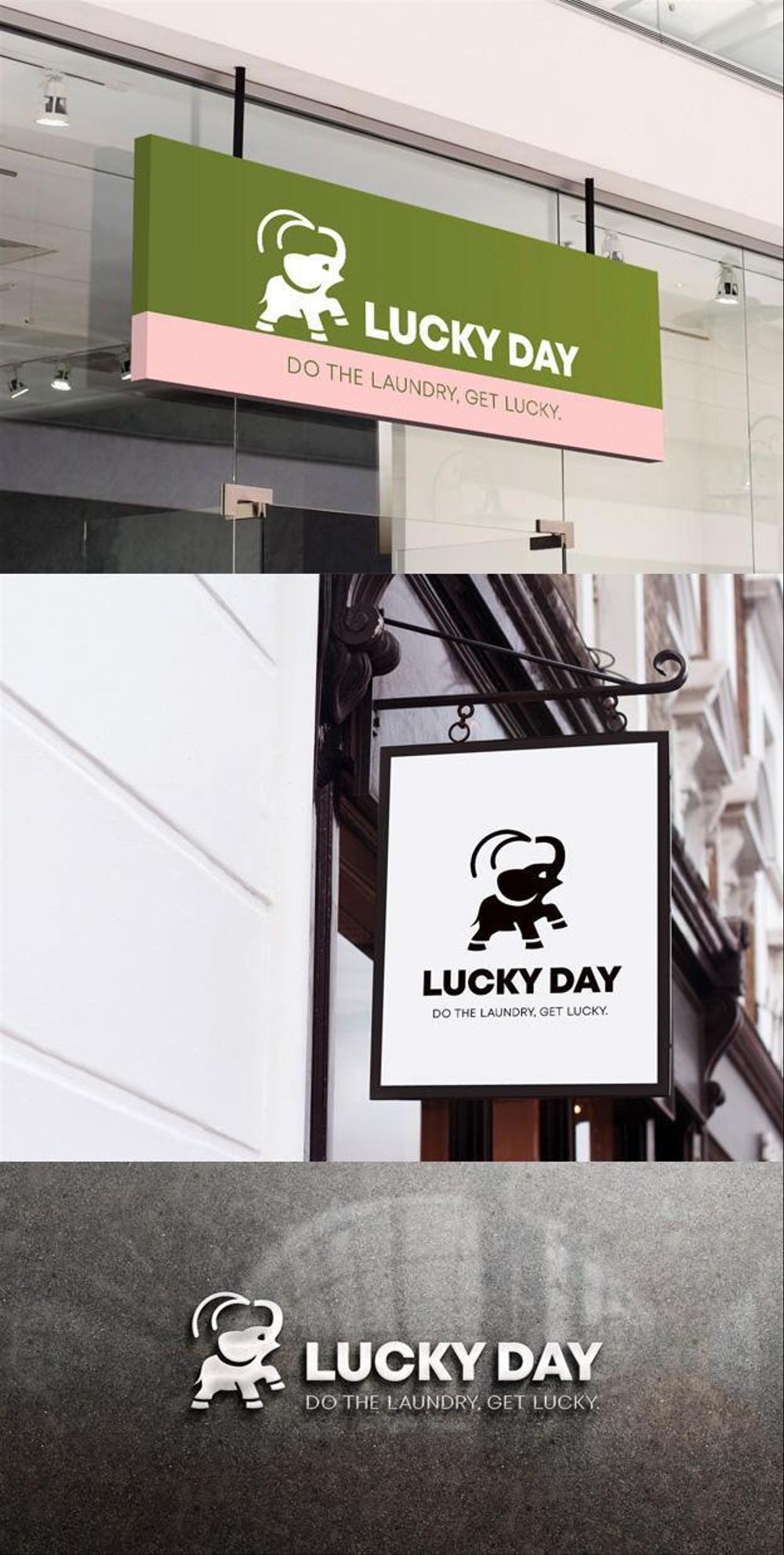 コインランドリー「LUCKY DAY」のロゴ