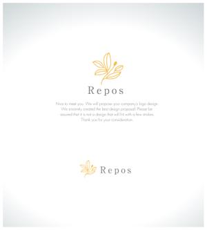 RYUNOHIGE (yamamoto19761029)さんのオーガニック化粧品サイト『repos』のロゴへの提案