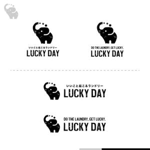 Puchi (Puchi2)さんのコインランドリー「LUCKY DAY」のロゴへの提案