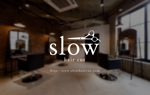 ririri design works (badass_nuts)さんのカット専門店「slow」のロゴデザインへの提案