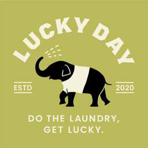 The March Studio (the_march_studio)さんのコインランドリー「LUCKY DAY」のロゴへの提案