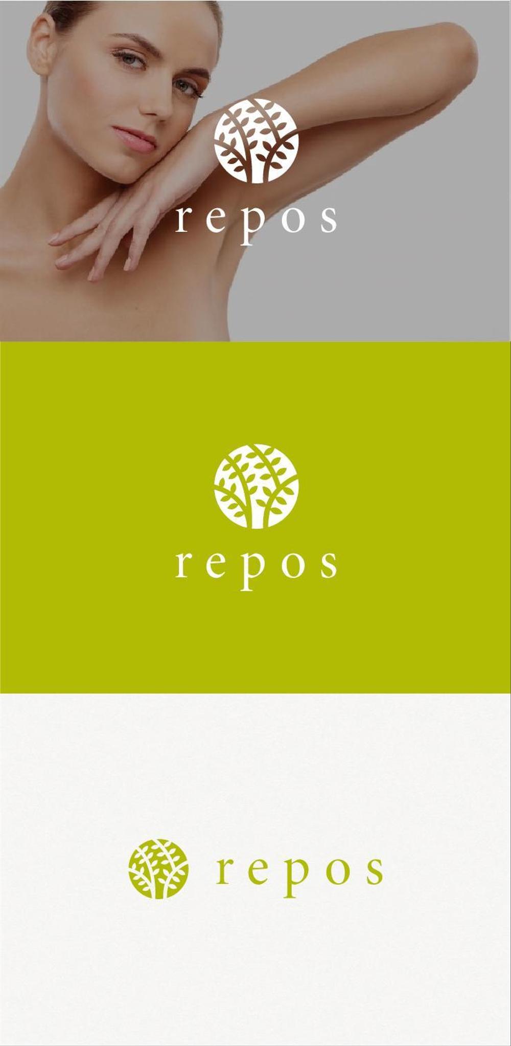 オーガニック化粧品サイト『repos』のロゴ