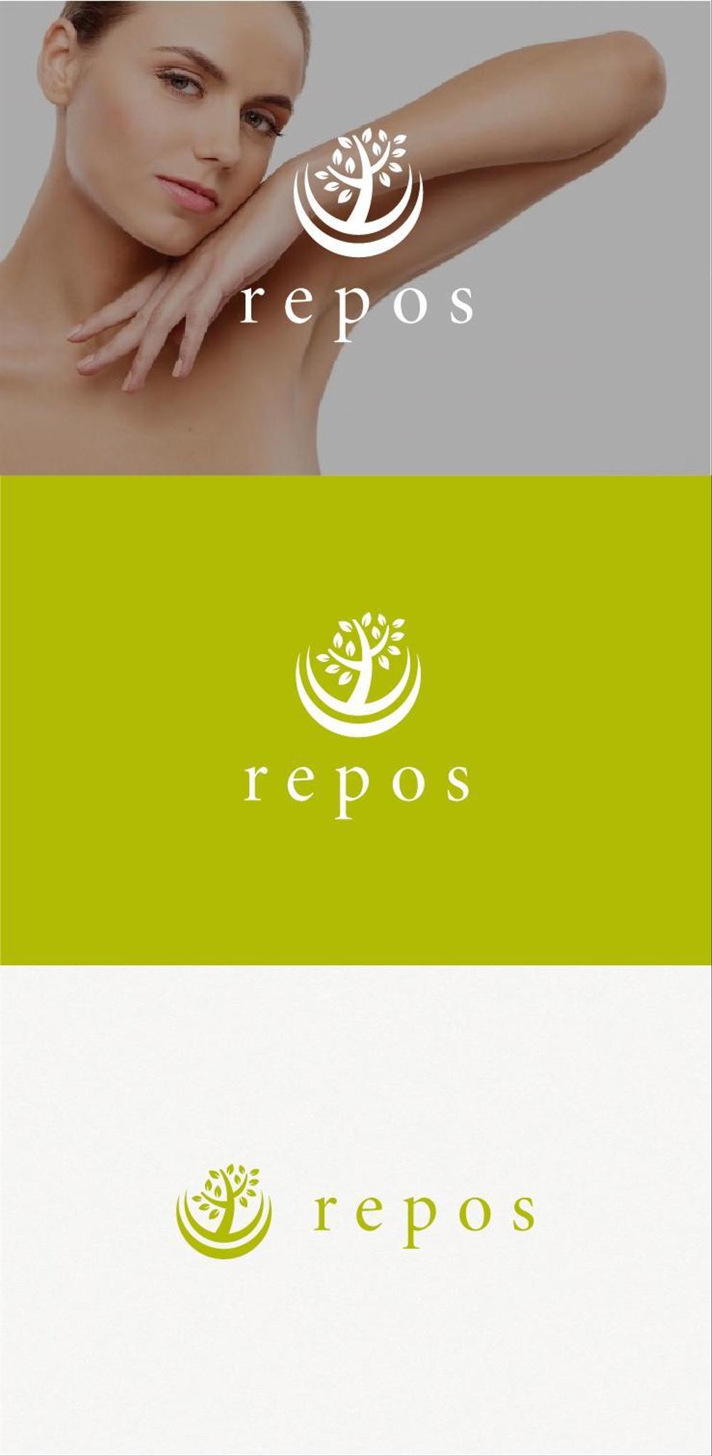 オーガニック化粧品サイト『repos』のロゴ