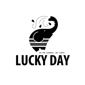 cham (chamda)さんのコインランドリー「LUCKY DAY」のロゴへの提案